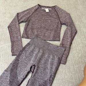 PINK Victoria’s Secret workout set leggings and top